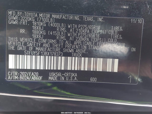 TOYOTA TUNDRA - 9
