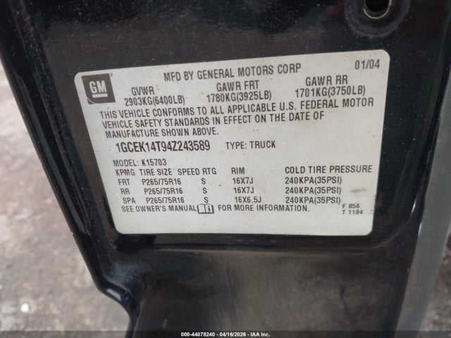 CHEVROLET SILVERADO 1500 Z71 - 9