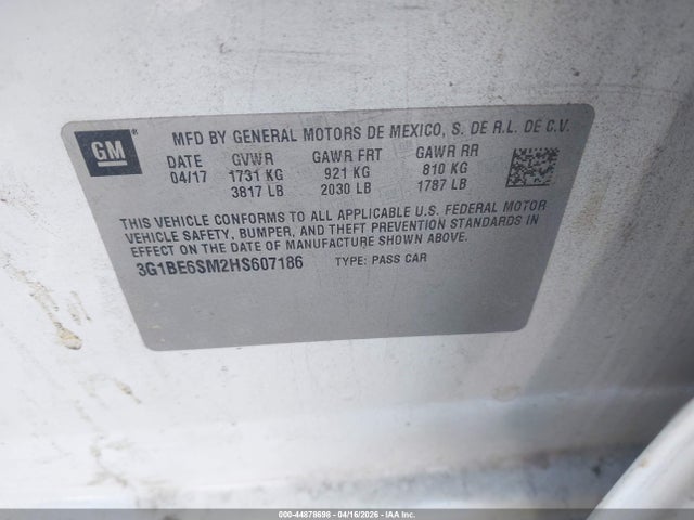 CHEVROLET CRUZE LT AUTO - 9