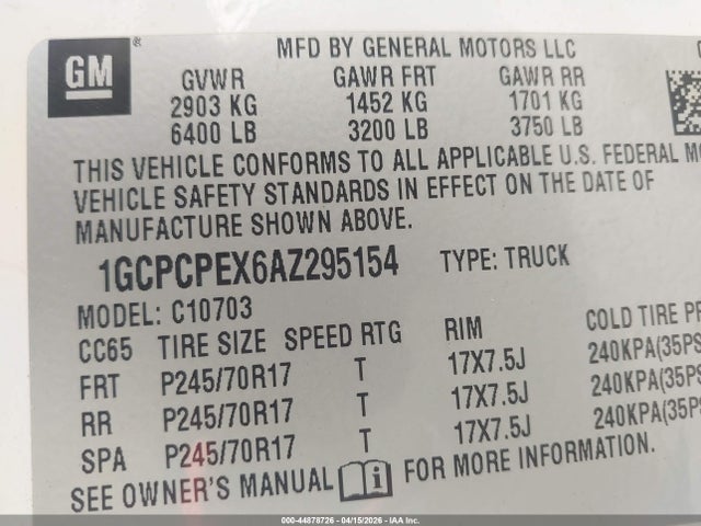 CHEVROLET SILVERADO 1500 WORK TRUCK - 9