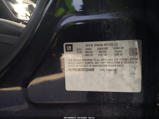 CHEVROLET CRUZE LIMITED 1LT AUTO - 9