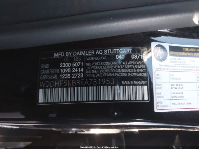 MERCEDES-BENZ E-CLASS - 9