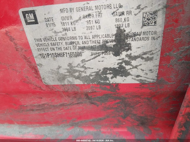 CHEVROLET CRUZE L MANUAL - 9