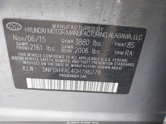 HYUNDAI ELANTRA SE - 9