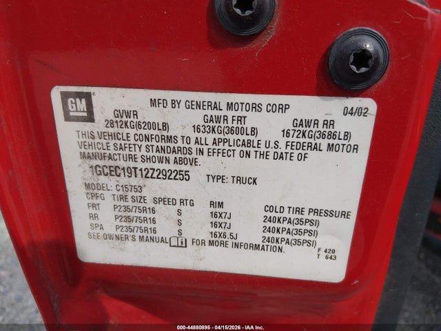 CHEVROLET SILVERADO 1500 LS - 9