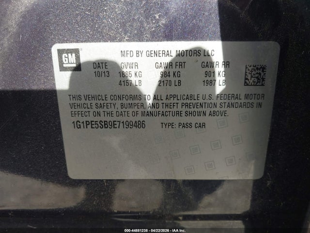 CHEVROLET CRUZE 2LT AUTO - 9