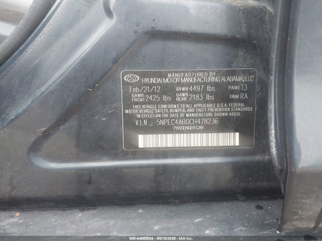 HYUNDAI SONATA LIMITED 2.0T - 9