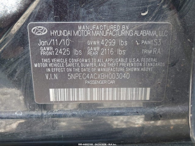 HYUNDAI SONATA LTD - 9