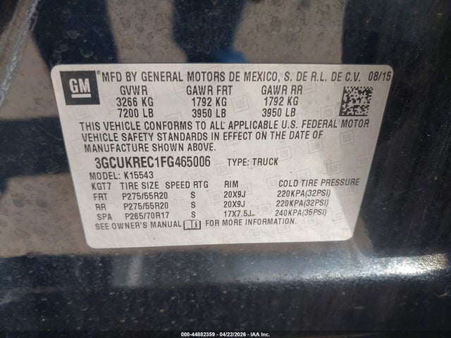 CHEVROLET SILVERADO 1500 1LT - 9