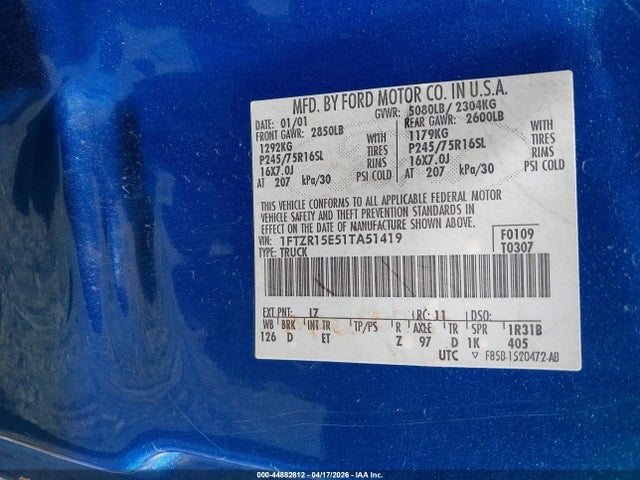 FORD RANGER EDGE/XLT - 9