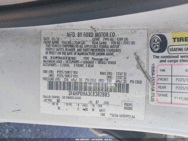 FORD FUSION SE - 9