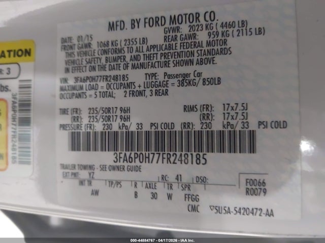 FORD FUSION SE - 9