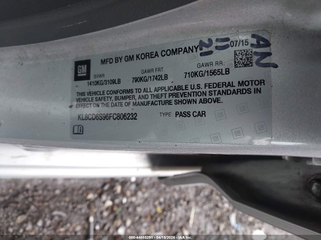 CHEVROLET SPARK 1LT CVT - 9