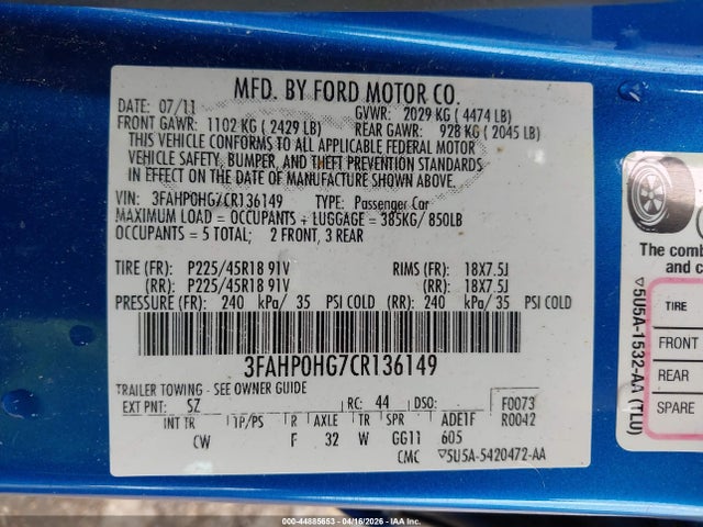 FORD FUSION SE - 9