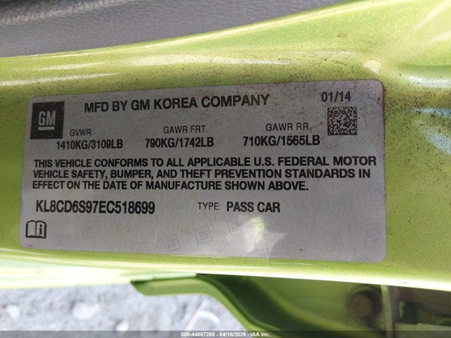 CHEVROLET SPARK 1LT AUTO - 9