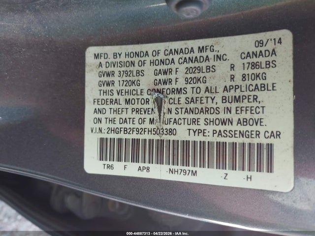 HONDA CIVIC EX-L - 9