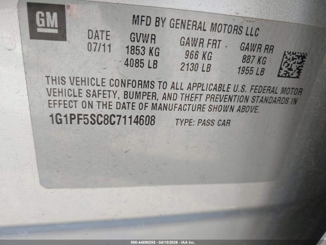 CHEVROLET CRUZE 1LT - 9