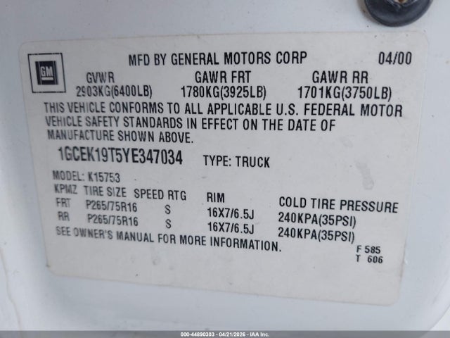 CHEVROLET SILVERADO 1500 LS - 9