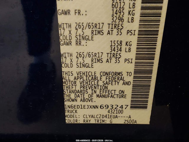 صورة 9 لـ 2022 Nissan FRONTIER SV 4X2