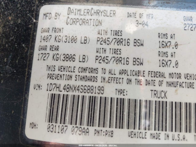 DODGE DAKOTA SLT - 9