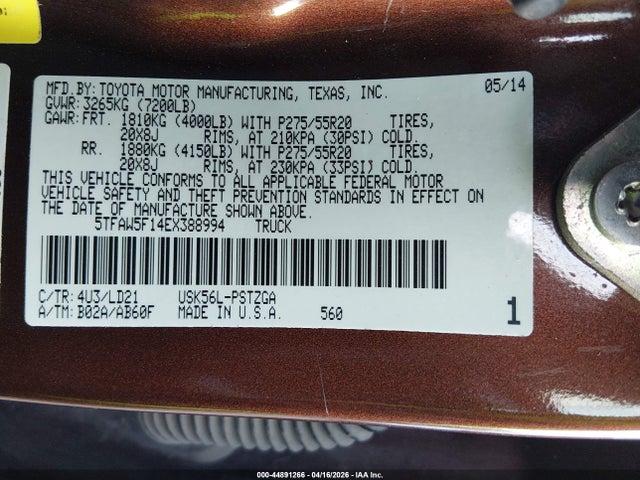 TOYOTA TUNDRA - 9