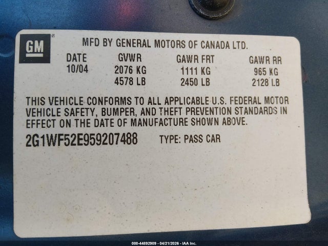 CHEVROLET IMPALA - 9