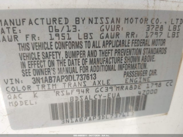 NISSAN SENTRA S - 9