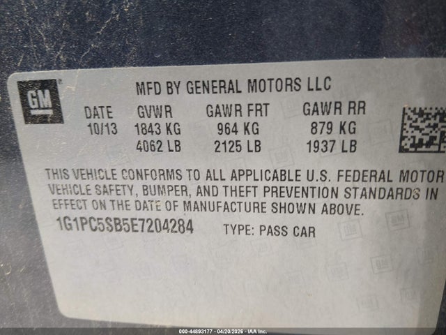 CHEVROLET CRUZE 1LT AUTO - 9