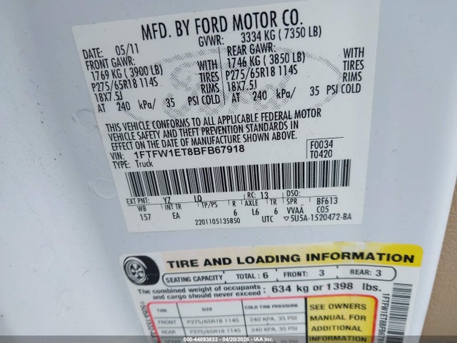 FORD F-150 LARIAT - 9