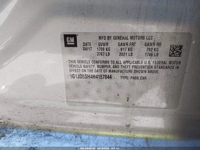 CHEVROLET SONIC LT AUTO - 9