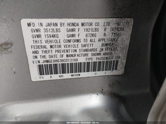 2011 Honda FIT SPORT 照片 9