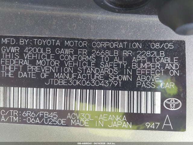TOYOTA CAMRY - 9