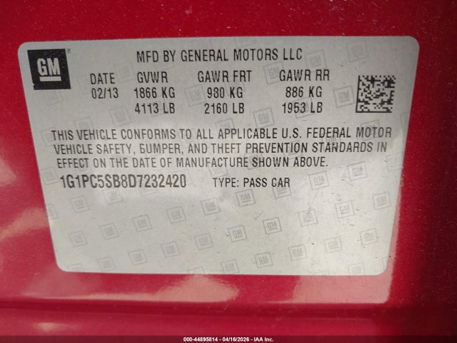 CHEVROLET CRUZE 1LT AUTO - 9