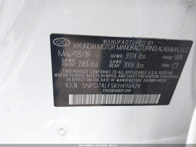 HYUNDAI ELANTRA SE - 9