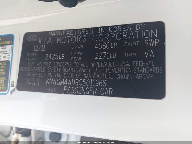 KIA OPTIMA HYBRID EX - 9