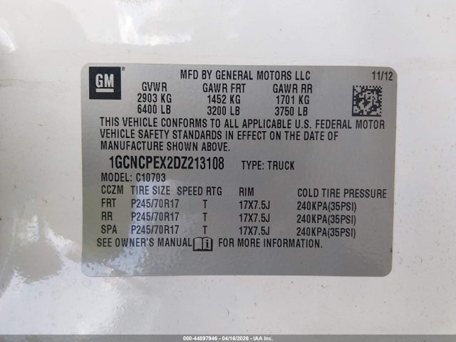 CHEVROLET SILVERADO 1500 WORK TRUCK - 9