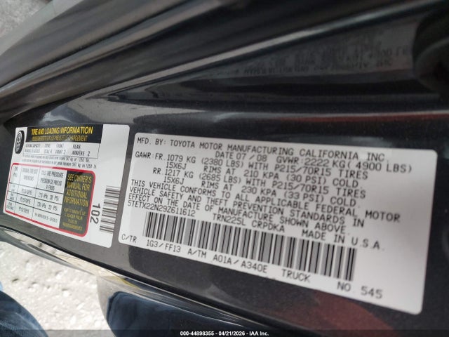 TOYOTA TACOMA - 9