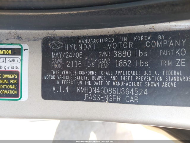 HYUNDAI ELANTRA GLS/LIMITED - 9