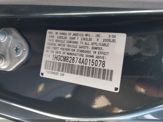 HONDA ACCORD 3.0 EX - 9