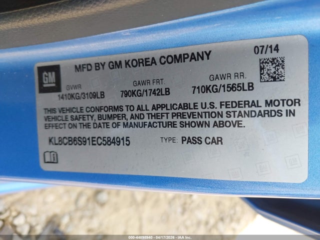 CHEVROLET SPARK LS AUTO - 9