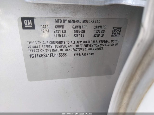 CHEVROLET IMPALA 1FL - 9