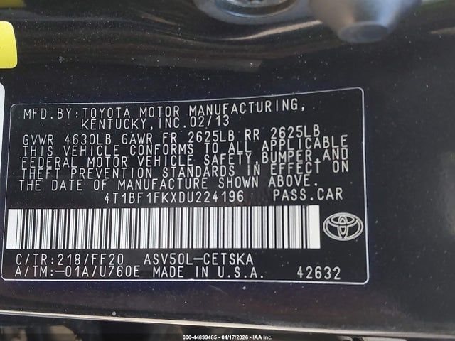 TOYOTA CAMRY - 9