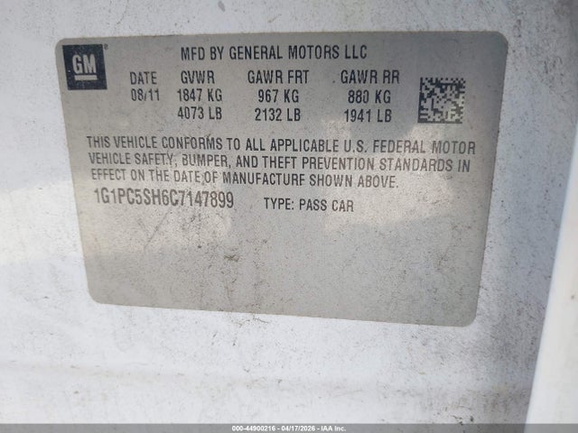 CHEVROLET CRUZE LS - 9