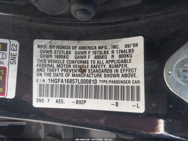 HONDA CIVIC EX - 9