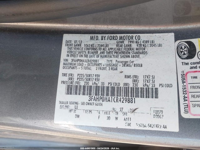 FORD FUSION SE - 9