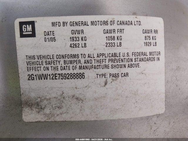 CHEVROLET MONTE CARLO LS - 9