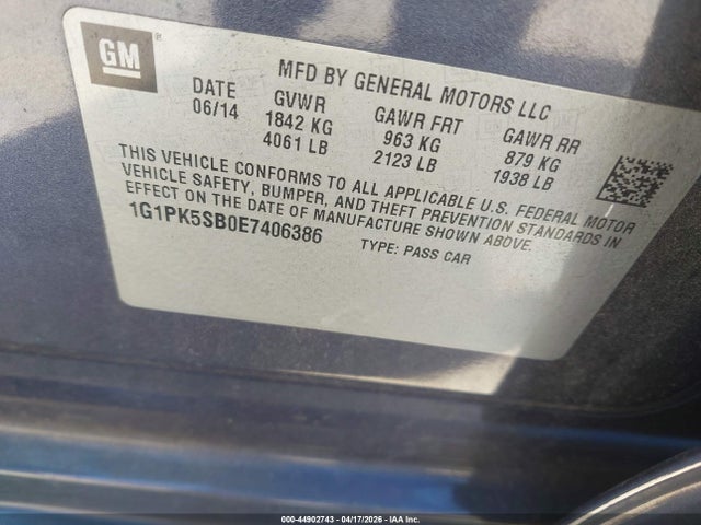 CHEVROLET CRUZE LT - 9