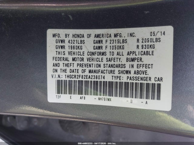 HONDA ACCORD EX-L - 9