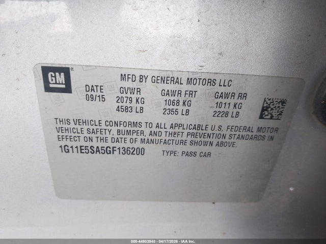 CHEVROLET MALIBU LIMITED LTZ - 9