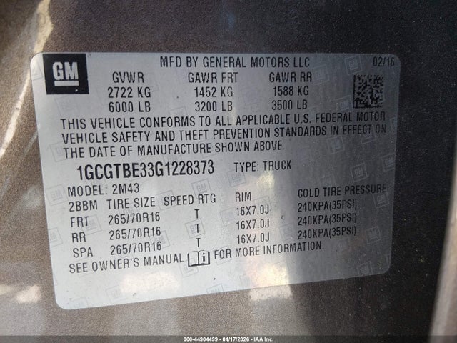 CHEVROLET COLORADO - 9